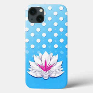 Case-Mate iPhone Case Composition florale créative à fond à pois