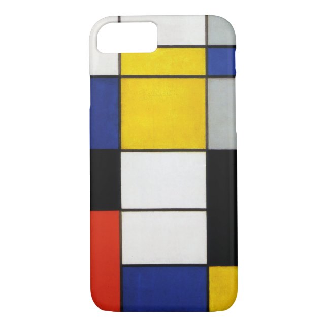 Coques Case-Mate iPhone Composition, Mondrian (Dos)