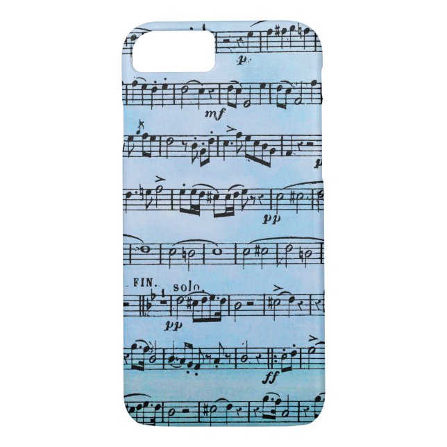 Coques Case-Mate iPhone composition musicale (Dos)