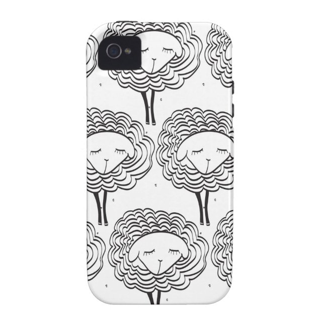 Coques Case-Mate iPhone compte des moutons (Dos)