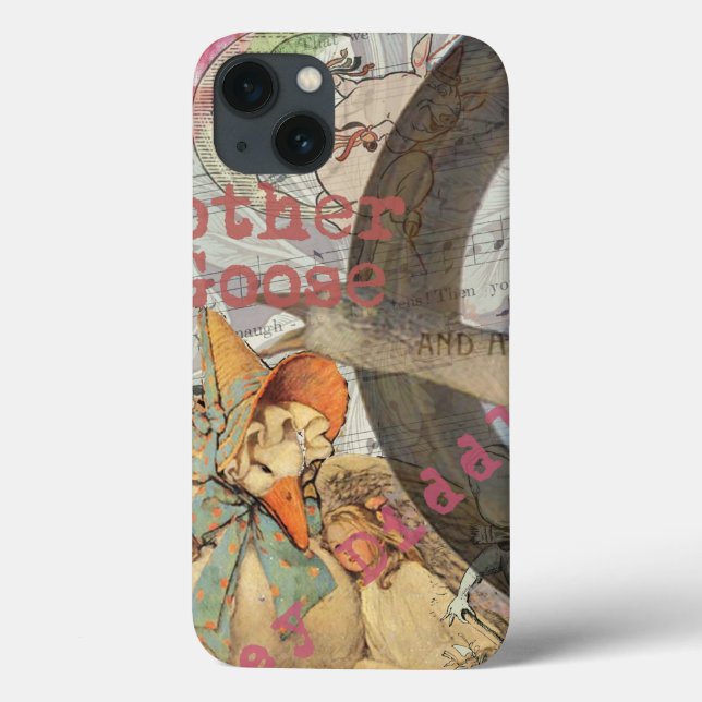 Coques Case-Mate iPhone Comptine de Mère l'Oie Conte de Fée (Verso)