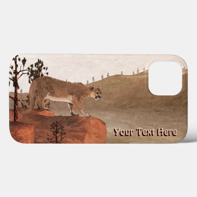 Coques Case-Mate iPhone Concentration - Cougar (Verso (horizontal))