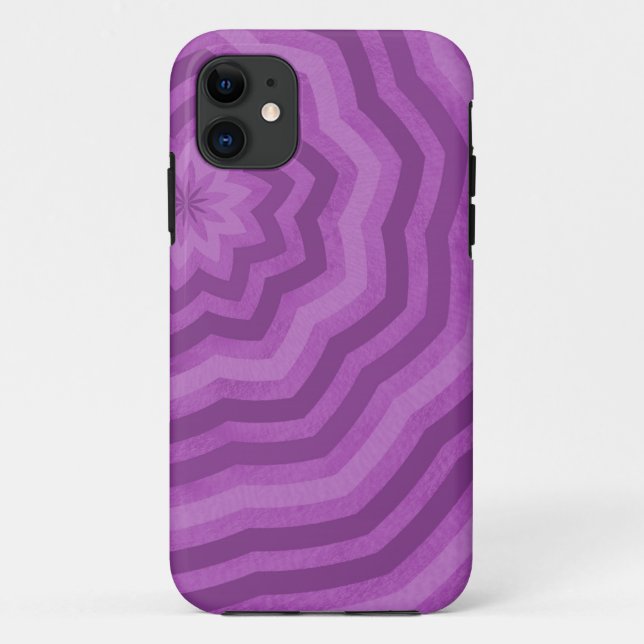 Coques Case-Mate iPhone Conception Abstraite aux Teintes de Pourpre (Dos)