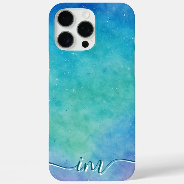 Coques Case-Mate iPhone Conception abstraite moderne avec Initiales et Nom (Verso)