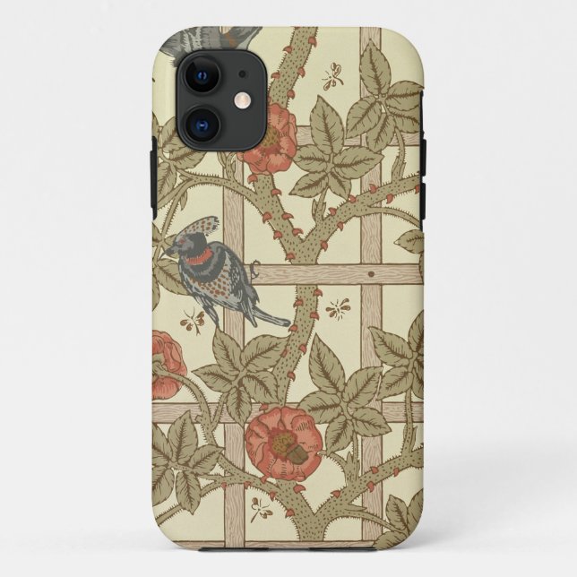 Coques Case-Mate iPhone Conception bleue et orange de papier peint de (Dos)