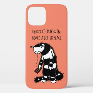 Case-Mate iPhone Case Conception Chocolat Lover - Funny Chat Caractère