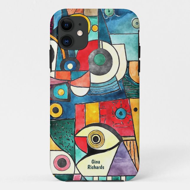 Coques Case-Mate iPhone Conception Cubisme  Bagages (Dos)