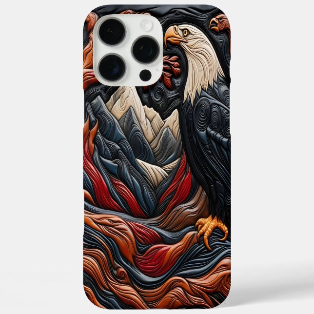 Coques Case-Mate iPhone Conception d'aigle de la grâce de la nature (Verso)