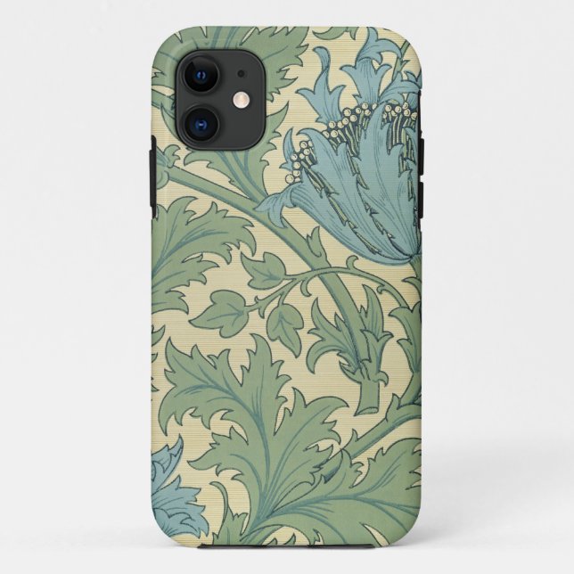 Coques Case-Mate iPhone Conception de "anémone" (textile) (Dos)