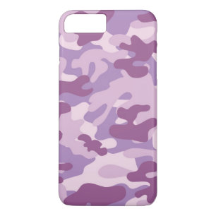 Coque iPhone 8 Plus/7 Plus Conception de camo violet
