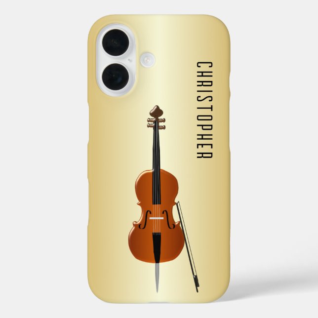 Coques Case-Mate iPhone Conception de cello personnalisée (Verso)
