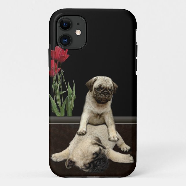 Coques Case-Mate iPhone Conception de chiens pour les amateurs de moules (Dos)