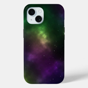 Coque Pour iPhone 15 Conception de constellations de l'espace cosmique