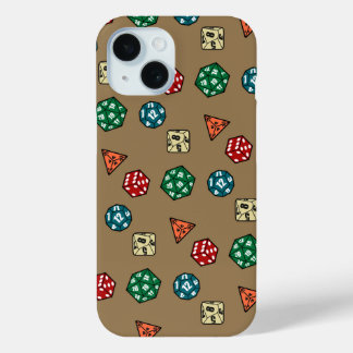 Coque Pour iPhone 15 Conception de dés de jeu de table