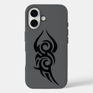 Coque Pour iPhone 16 Conception de dessin linéaire inspirée du tatouage