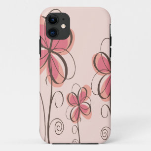 Case-Mate iPhone Case Conception de fleurs de griffonnage de rose et de