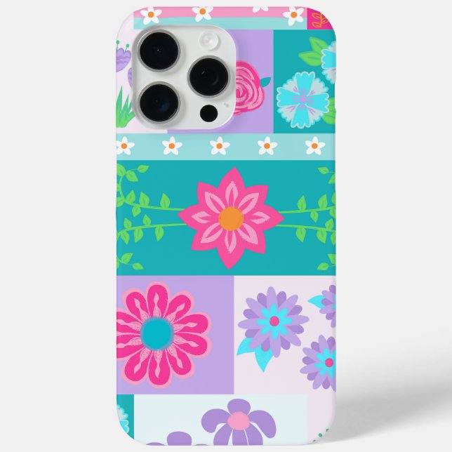Coques Case-Mate iPhone Conception de fleurs vibrantes en fleurs (Verso)