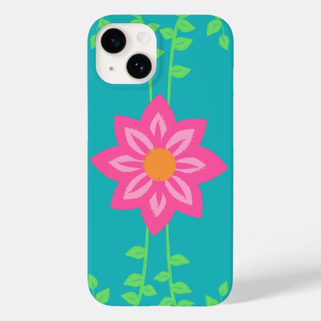 Coques Case-Mate iPhone Conception de fleurs vibrantes en fleurs (Verso)