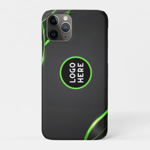 Case-Mate iPhone Case Conception de fluide abstrait noir et vert   Ajout