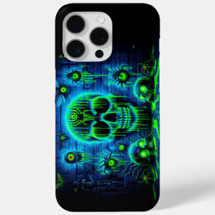 Coque iPhone 15 Pro Max Conception de graffiti à la lumière noire