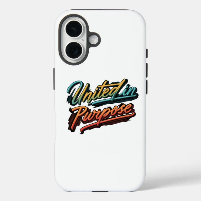 Coques Case-Mate iPhone Conception de la couverture arrière "Unis dans un  (Verso)