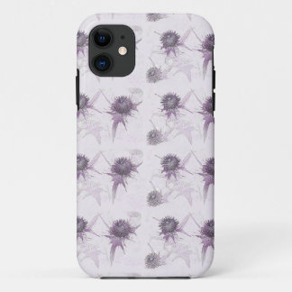 Coque Case-Mate Pour iPhone Conception de la nature de chardon pourpre