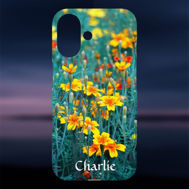 Coques Case-Mate iPhone Conception de la prairie de fleurs (Créateur téléchargé)