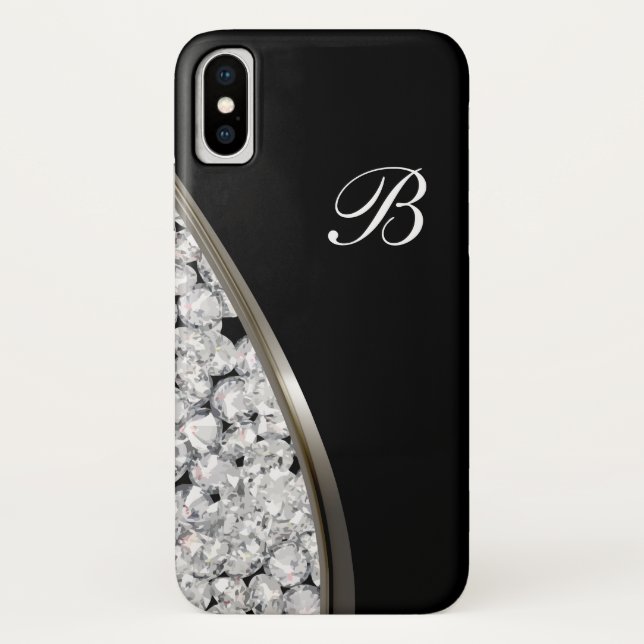 Coques Case-Mate iPhone Conception de luxe de bijoux clinquants (Dos)
