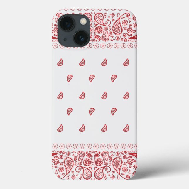Coques Case-Mate iPhone Conception de marguerite rouge et blanche (Verso)