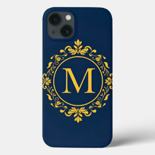 Case-Mate iPhone Case Conception de monogramme doré élégant