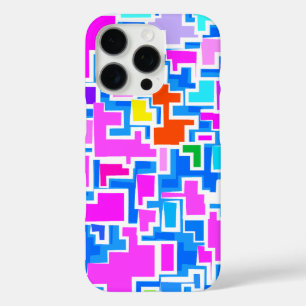 Coques iPhone 16 Pro Conception de motif coloré moderne