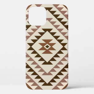 Case-Mate iPhone Case Conception de motif diamant aztéque marron+crème