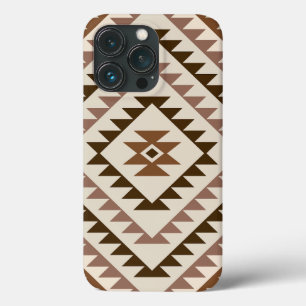 Case-Mate iPhone Case Conception de motif diamant aztèque marron+crème