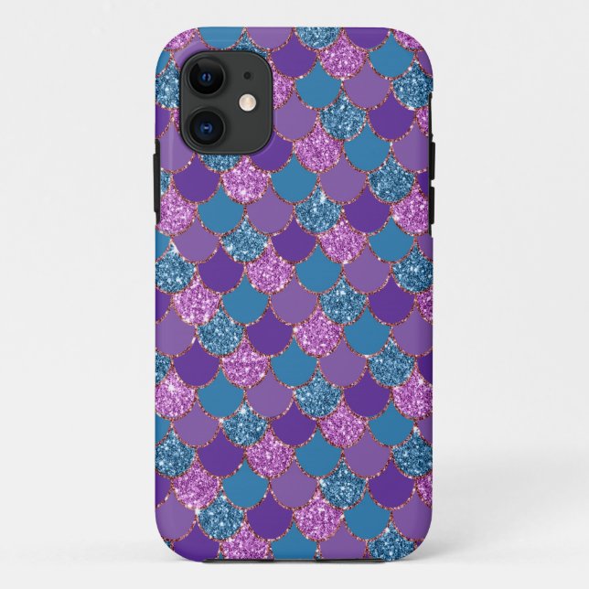 Coques Case-Mate iPhone Conception de Parties scintillant Mermaid - Person (Dos)
