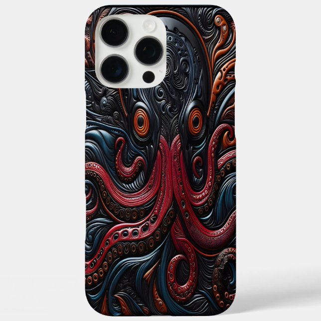 Coques Case-Mate iPhone Conception De Pieuvre Infinée Avec Tentacles De Fr (Verso)