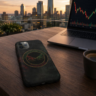 Case-Mate iPhone Case Conception de Trader Mentalité Taureau Ours Rouge