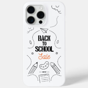 Coque iPhone 15 Pro Max Conception de typographie de rentrée scolaire