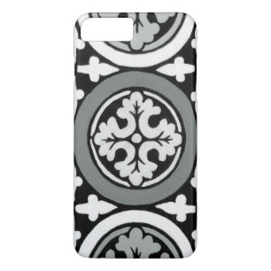 Coques Pour iPhone Conception décorative de tuile de rosette de la