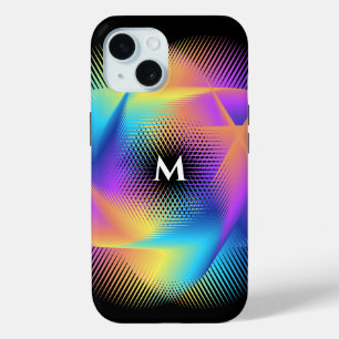 Coque Pour iPhone 15 Conception d'images lumineuses colorées -