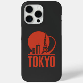 Coque iPhone 15 Pro Max Conception du cercle Skyline de Tokyo