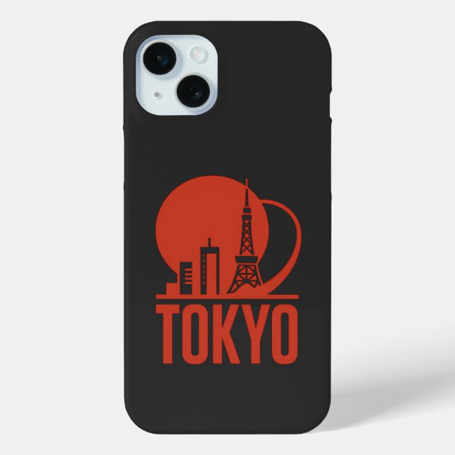 Coques Case-Mate iPhone Conception du cercle Skyline de Tokyo (Verso)