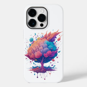 Coque Pour iPhone 14 Pro Conception du cerveau cool