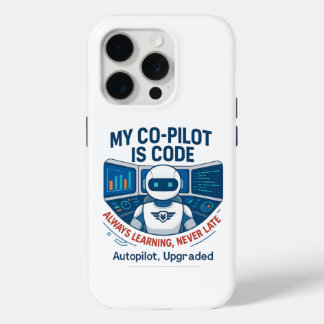 Coque iPhone 15 Pro Conception du code de co-pilote de l'intelligence