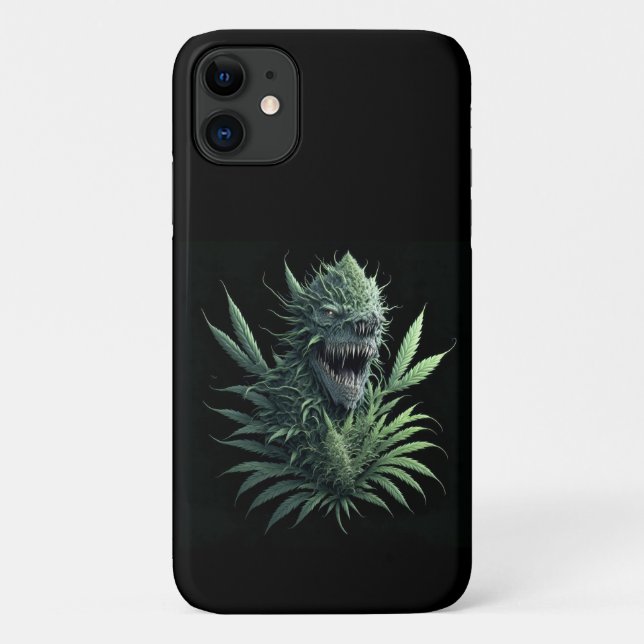 Coques Case-Mate iPhone Conception du plante de mauvaises herbes cool "Gro (Dos)