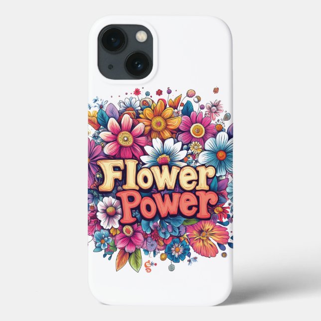 Coques Case-Mate iPhone Conception dynamique de l'énergie des fleurs avec  (Verso)