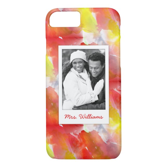 Coques Case-Mate iPhone Conception faite sur commande d'aquarelle de photo (Dos)