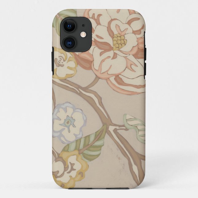 Coques Case-Mate iPhone Conception florale de chintz d'organza de (Dos)