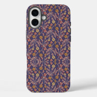Conception florale fantaisiste avec des vignes sur