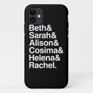 Coque Case-Mate Pour iPhone Conception helvetica orpheline du noir
