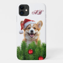 Conception iPhone pour les fêtes de Santa Paws Cor